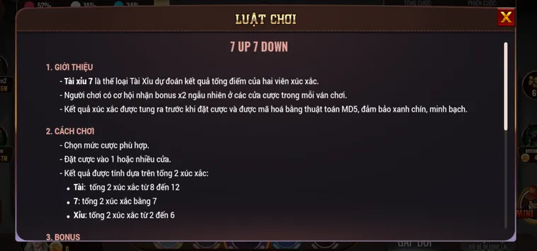 Chinh Phục Đỉnh Cao 7 Up Down Tại BomWin Với Tỷ Lệ Thưởng Cực Khủng