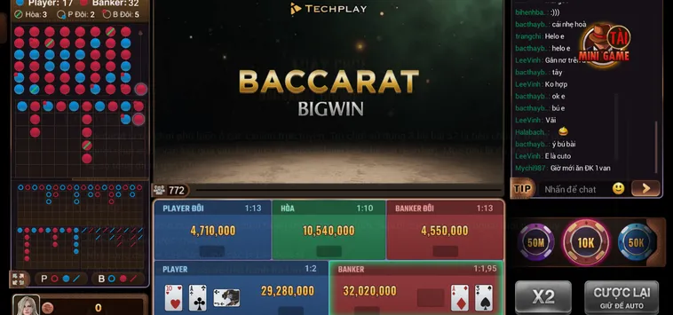 Baccarat BigWin Tại BomWin Sân Chơi Đẳng Cấp Thách Thức Mọi Cao Thủ Săn Thưởng