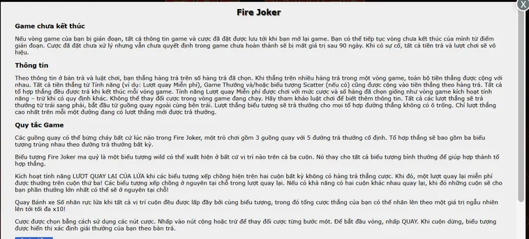 Slot Game Fire Joker Tại BomWin Trò Chơi Quay Hũ Độc Đáo Siêu Hấp Dẫn
