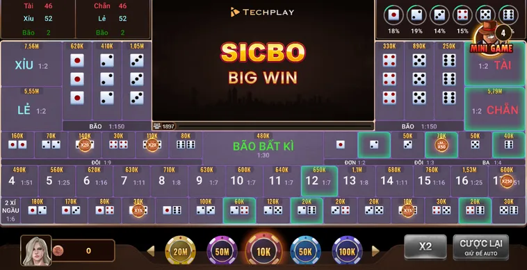 Tham Gia Sicbo BigWin Tại BomWin Nhận Thưởng Cực Khủng Mỗi Ván Cược