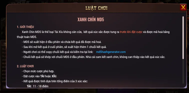 Tài Xỉu MD5 Tại BomWin Sân Chơi Cá Cược Minh Bạch Và Uy Tín Nhất